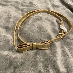 COPY - Lilly Pulitzer Gold Bow Belt